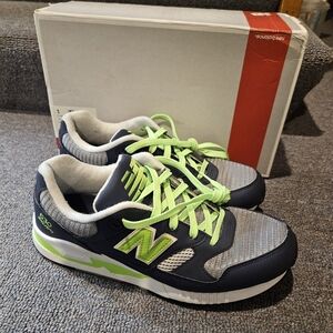 New Balance M530NG Lifestyle Navy Neon Green Sz 9.5